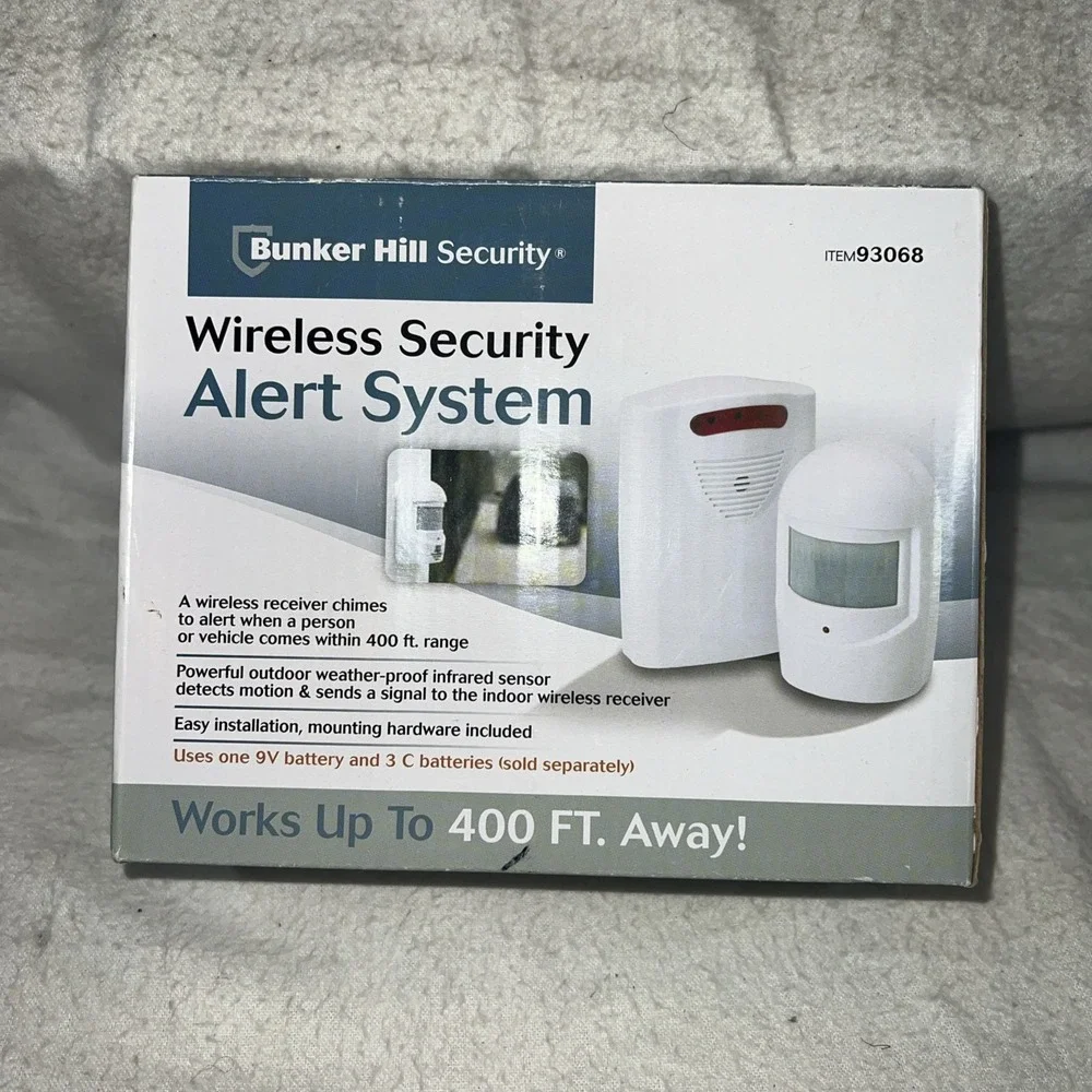 Bunker Hill Security Driveway Alert System 400‎ Feet #93068